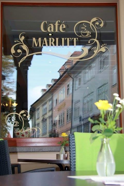 Cafe Marlitt Apartamento Arnstadt Exterior foto